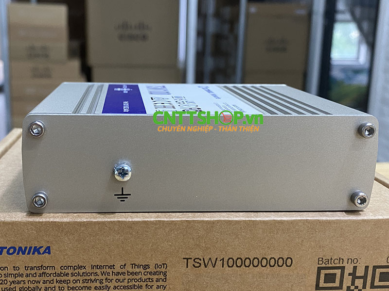 TSW100 Switch industrial Ethernet Teltonika, 5x 1GE With 4 Ports PoE+