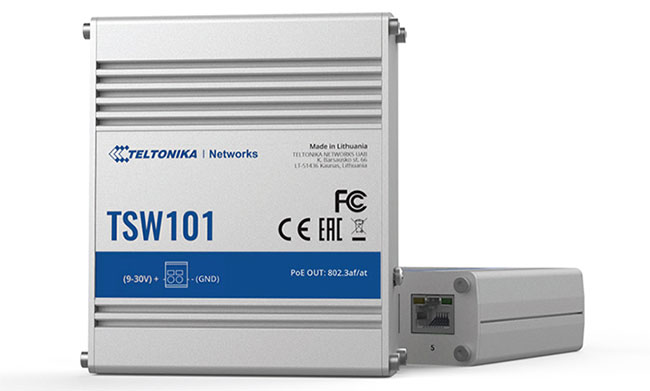 TSW101 Switch Industrial Teltonika 5x 1GE