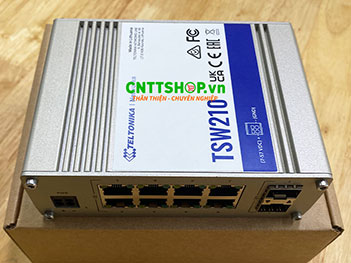 TSW210 Switch Industrial Teltonika 8x 1G RJ45 ports, 2x SFP