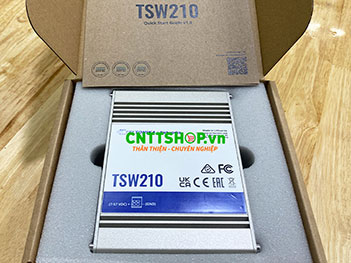 TSW210 Switch Industrial Teltonika 8x 1G RJ45 ports, 2x SFP