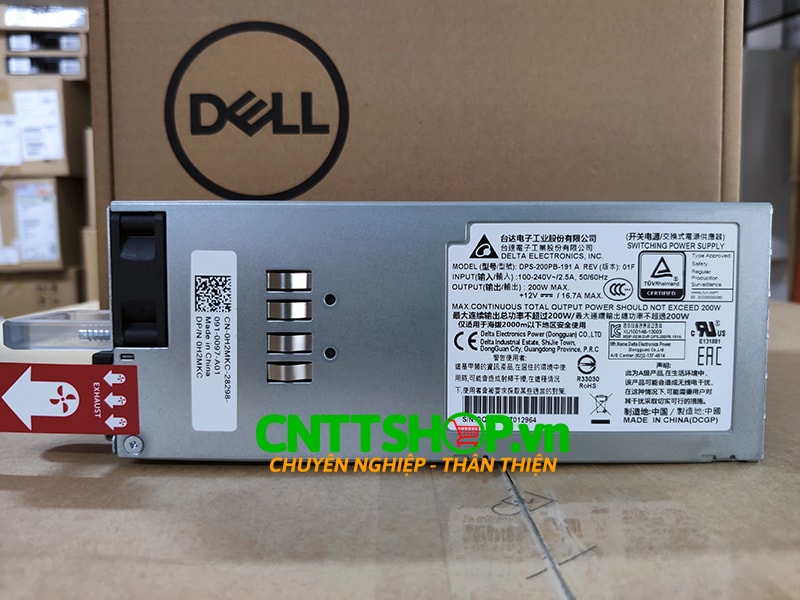 Dell Power Supply 0H2MKC 200W for S3100 series switches.