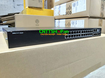 S3124 Dell EMC Networking 24 Ports GE RJ45, 2x SFP+ ports, 2 Combo Uplink
