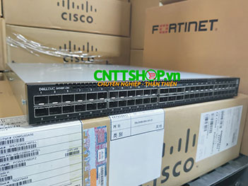 S4148F-ON Dell EMC PowerSwitch 48 Ports 10GbE SFP+, 2x QSFP+, 4x 100GbE QSFP28