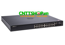 N1524P Dell EMC PowerSwitch 24 Ports PoE+, 4 SFP+ Slot Uplink