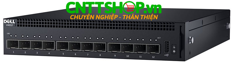 Dell EMC Networking X4012 X-Series 12 Ports 10Gb SFP+ Switch