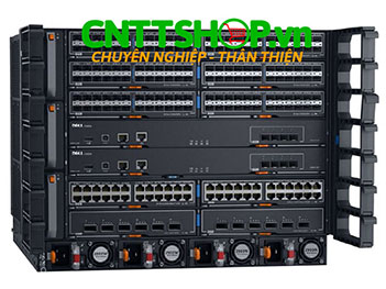 C9010 Dell Networking Switch 10 slot, includes 1x RPM, 1x AC PSU, 3x Fan Modules