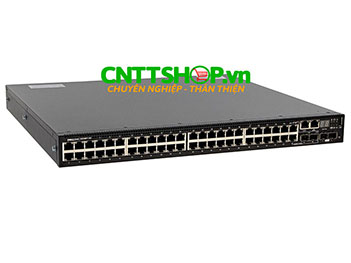 N3048EP-ON Dell EMC PowerSwitch 48 Ports PoE+, 2x SFP+ 10GbE, 2xGbE SFP combo