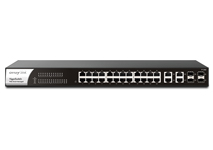 Thiết bị chuyển mạch DrayTek VigorSwitch P1282 28-Port Web Smart Gigabit PoE+