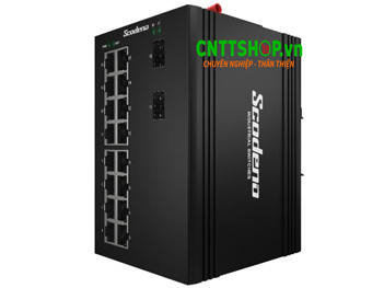 Scodeno SW900-16GT-2S Industrial Ethernet Switches 16*10/100/1000Base-T, 2* 1 GE SFP