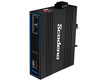 Scodeno V-IS10F-2P-S 2 Port 10/100Mbps POE, 1 SFP Uplink Industrial Switch