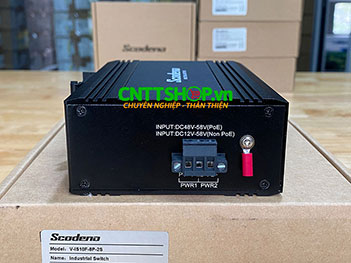 Scodeno V-IS10F-8P-2S 8 Port 10/100Mbps POE, 2 Port Gigabit Fiber (SFP) Uplink Industrial Switch