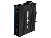 V-IS10G-1P-SC20-B 1x 10/100/1000M POE, 1 Port Fiber Uplink Industrial Switch