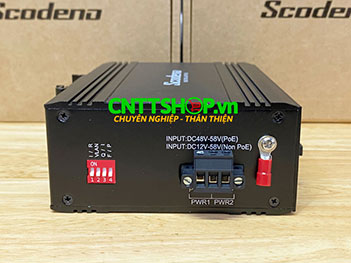 V-IS10G-4P-S 4x 10/100/1000M POE, 1 Port Gigabit Fiber (SFP) Uplink Industrial Switch