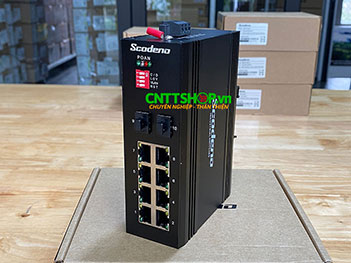 Scodeno V-IS10G-8P-2S-MV 8x 1G RJ45 PoE , 2 x SFP Uplink Industrial Switch