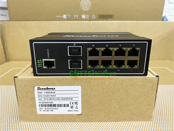 V-IS20G-8P-2S Industrial Switch Layer 2, 8x 10/100/1000M POE, 2SFP Uplink