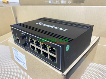 V-IS20G-8P-2S Industrial Switch Layer 2, 8x 10/100/1000M POE, 2SFP Uplink