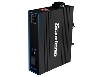 Scodeno V-IS10F-1P-SC20-A 1 Port 10/100Mbps POE, 1 Port Fiber Uplink Industrial Switch