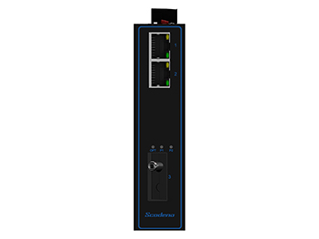 V-IS10G-2P-FC20-B 2x 10/100/1000M POE, 1 Port Fiber Uplink Industrial Switch