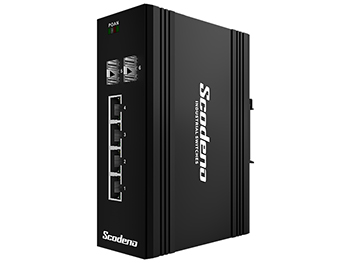 Scodeno V-IS10G-4T-2S 4x 10/100/1000M RJ45, 2SFP Industrial Switch