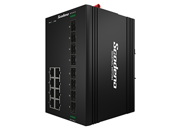 V-IS20G-8P-8S Industrial Switch Layer 2, 8x 10/100/1000M POE, 8SFP Gigabit Uplink