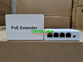 VS-PE13F VSTeK Repeater 4 Port 100M PoE Switch