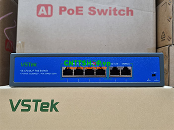 VS-SF1042P Switch Unmanaged VSTek 4x 10/100M PoE 78W