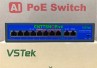 Switch Unmanaged VSTeK VS-SF1082FP 8x 10/100Mbps PoE 120W