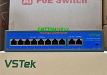 VS-SF1082P Switch Unmanaged VSTeK 8x PoE 10/100M, 2x 1G uplink