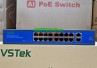 VS-SF1162P Switch Unmanaged VSTeK 16x 100Mbps PoE, 2x 1G RJ45