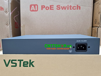VS-SF1162P Switch Unmanaged VSTeK 16x 100Mbps PoE, 2x 1G RJ45