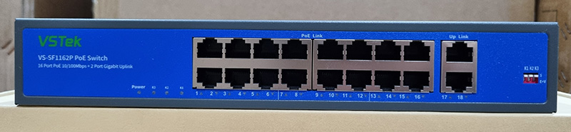 Switch Unmanaged PoE VS-SF1162P của VSTeK