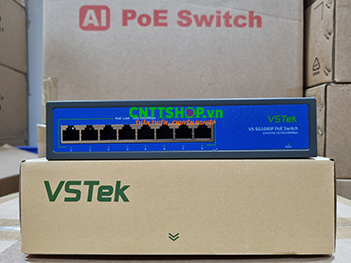 VS-SG1080P Switch Unmanaged VSTeK 8 port PoE 10/100/1000Mbps