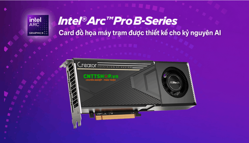 Card đồ họa ASRock Intel Arc Pro B70 Creator 32GB GDDR6