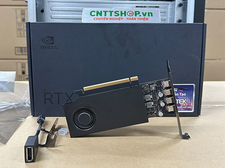 Leadtek NVIDIA RTX A400 Card đồ họa kiến trúc NVIDIA Ampere, 4GB GDDR6, 50W