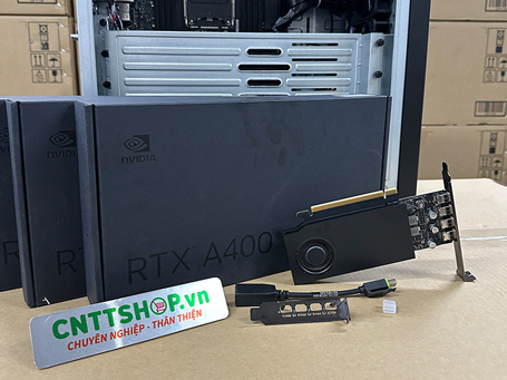 Leadtek NVIDIA RTX A400 Card đồ họa kiến trúc NVIDIA Ampere, 4GB GDDR6, 50W