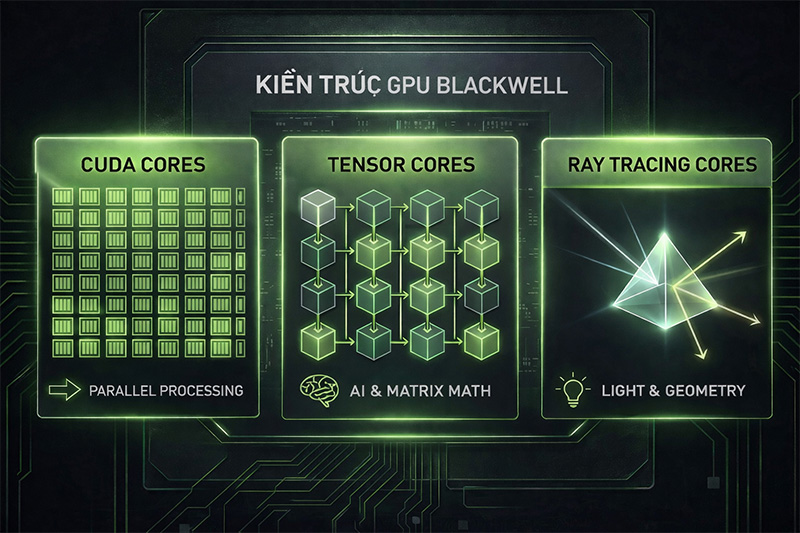Kiến trúc GPU NVIDIA Blackwell hiện đại, mới nhất