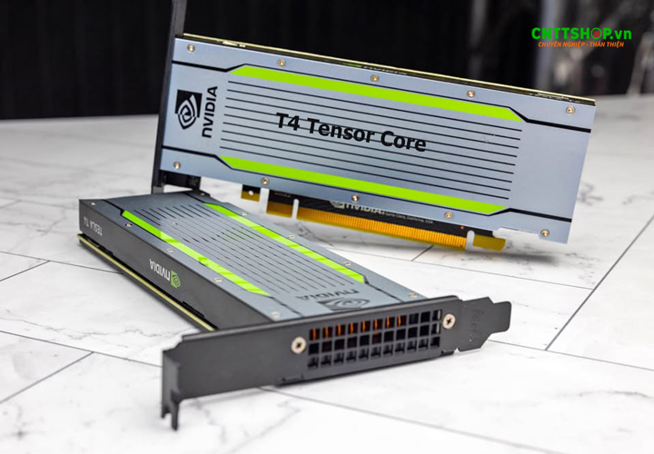 NVIDIA T4 là một GPU Tensor Core dành cho máy chủ, được thiết kế tối ưu cho AI Inference, Machine Learning và Deep Learning. Điểm mạnh của T4 là khả năng cân bằng giữa hiệu suất và mức tiêu thụ điện năng chỉ 70W