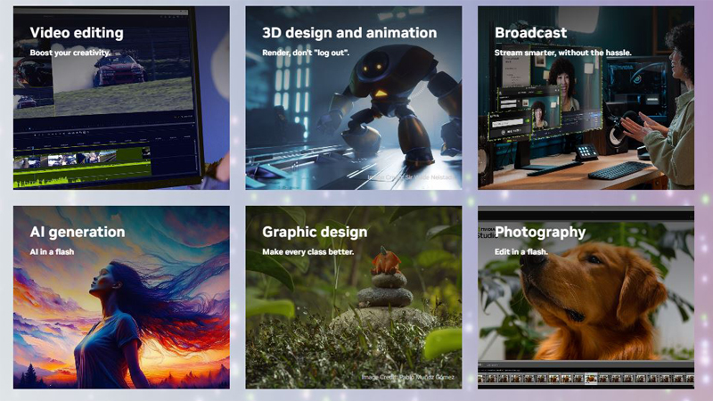 Bộ công cụ NVIDIA giúp sáng tạo nội dung đa phương tiện dễ dàng hơn