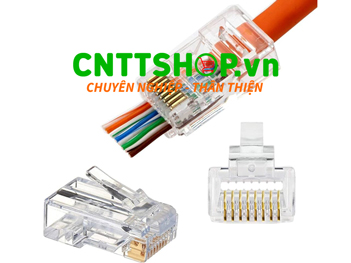 Hạt mạng Cat 5e UTP pass Through xuyên thấu giá chất lượng cao