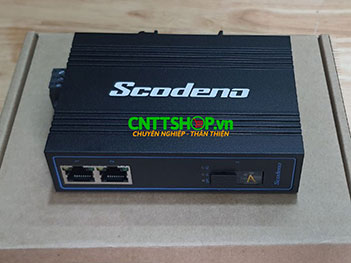 IMF-2P-1SC-A Media Converter Scodeno IMF-2P-1SC-A 2x 10/100M, 1x SC port, Single Mode,TX1310/RX1550nm, 20Km