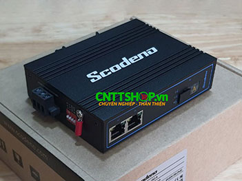 IMF-2P-1SC-A Media Converter Scodeno IMF-2P-1SC-A 2x 10/100M, 1x SC port, Single Mode,TX1310/RX1550nm, 20Km