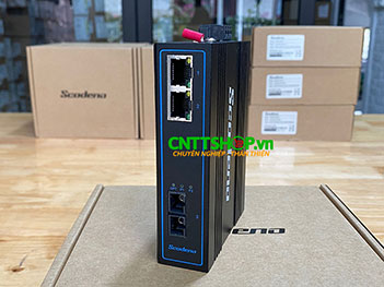 IMF-2P-1SC Media Converter Scodeno IMF-2P-1SC 2x10/100M PoE, 1x SC port, SM, 1310nm, 20KM