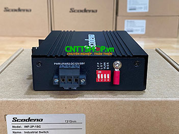 IMF-2P-1SC Media Converter Scodeno IMF-2P-1SC 2x10/100M PoE, 1x SC port, SM, 1310nm, 20KM