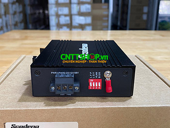 IMF-4P-1SC-A Media Converter Scodeno IMF-4P-1SC-A 4x PoE, 1x SC port, TX1550/RX1310nm, SM, 20Km