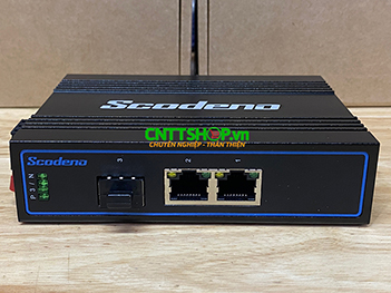 IMG-2-1SF Scodeno Media Converter 2x 1GE, 1x SFP