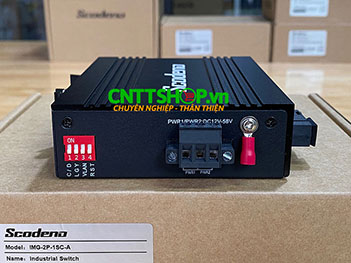 IMG-2P-1SC-A Media Converter Scodeno IMG-2P-1SC-A 2x 1GbE PoE, 1x SC port, single mode, 20Km