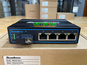 IMG-4P-1SC-A Media Converter Scodeno IMG-4P-1SC-A 4x 1GbE PoE, 1x SC port, single mode, 20Km