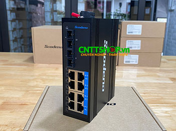 IMG-8P-2SC Media Converter Scodeno IMG-8P-2SC 8x 1GbE PoE, 2x SC, Single Mode, 20Km