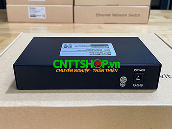MF-2P-1SC-B Media Converter 2x10/100 POE+ 1xSC Port Single Mode TX1550/RX1310nm 1 Sợi Quang 20Km
