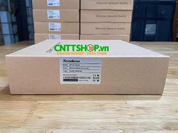 MF-2P-1SC-B Media Converter 2x10/100 POE+ 1xSC Port Single Mode TX1550/RX1310nm 1 Sợi Quang 20Km